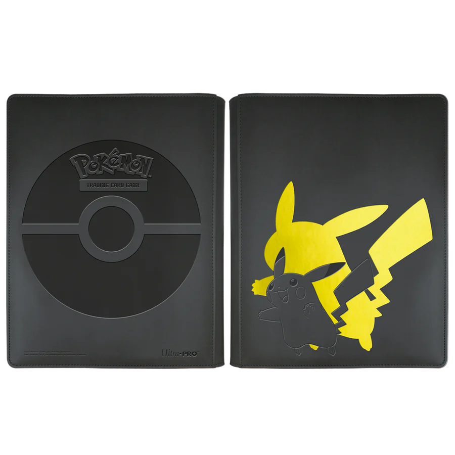 UltraPro ピカチュウ バインダー 12ポケット Pokemon - Ultra Pro Folder Binder - Pikachu- 12 pocket Pro Zipped