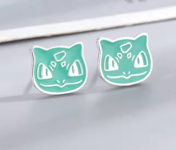 Pokemon Earring -  Bulbusaur Large Face