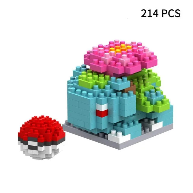 Pokeball Block Venasaur + Pokeball Micro Blocks (No Box) | PokeNazCards