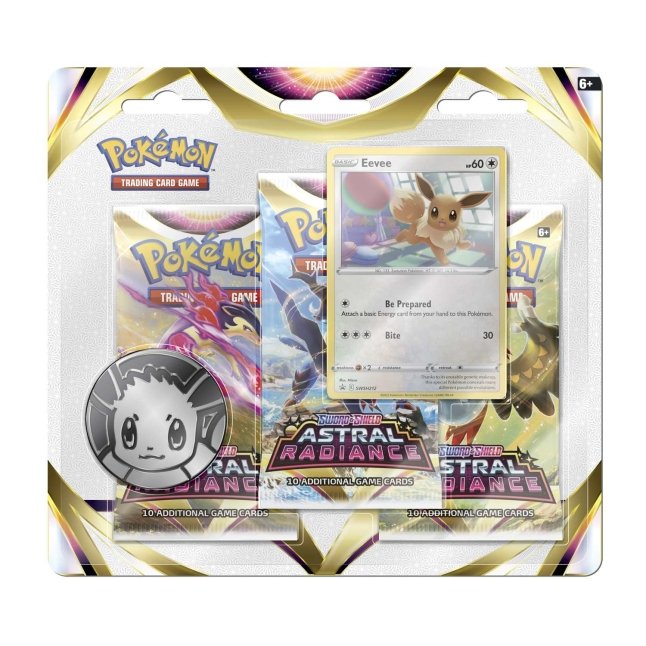 Pokemon Astral Radiance Triple Booster pack Blister (Eevee)