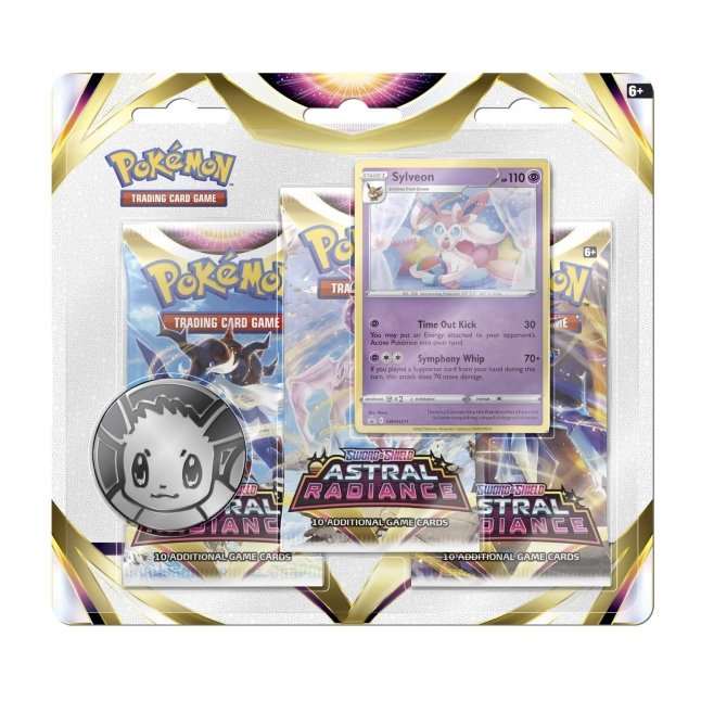 Pokemon Astral Radiance Triple Booster pack Blister (Sylveon)