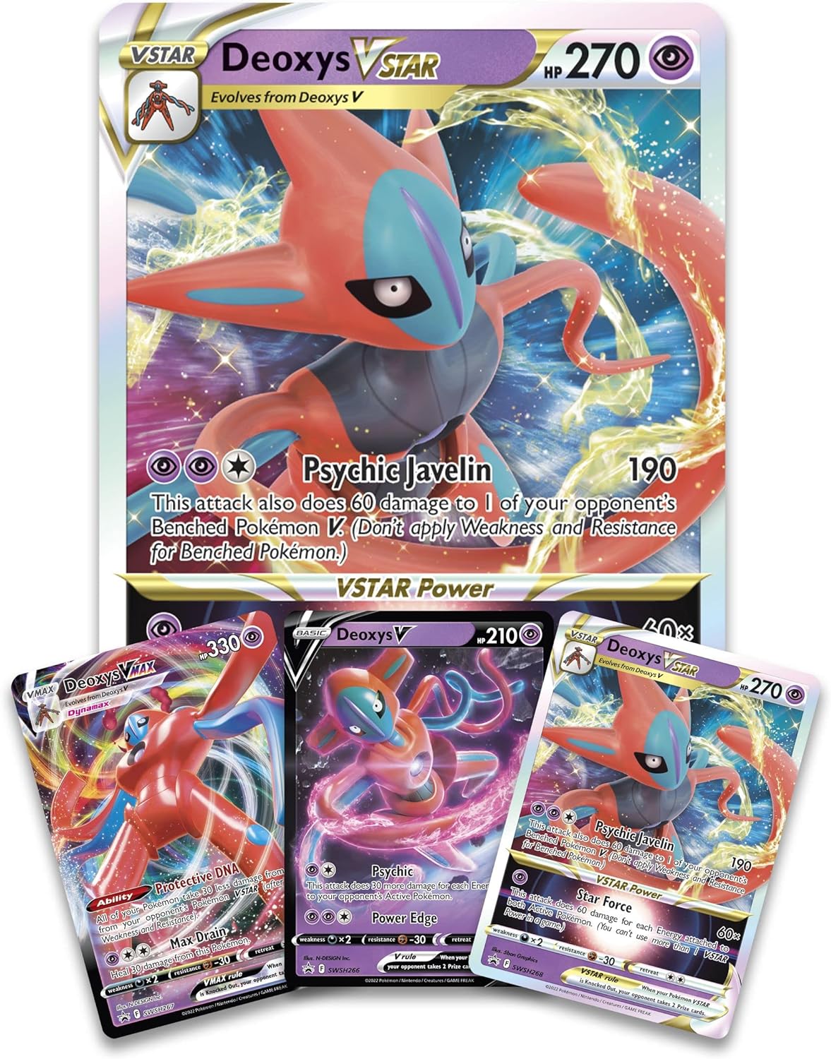 Pokemon Deoxys Vmax and Vstar Collection Box