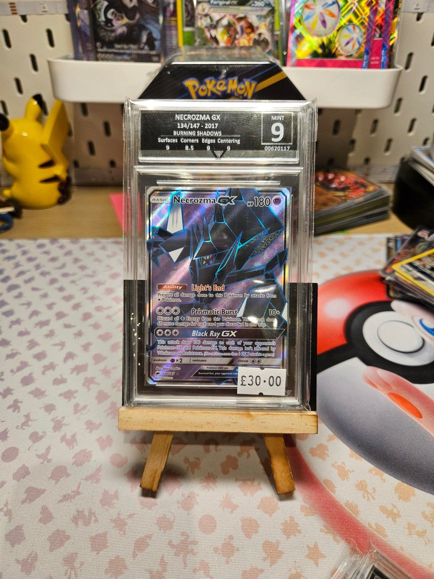 9 - Necrozma GX Full Art - 134/147 - 2017 - Burning Shadows