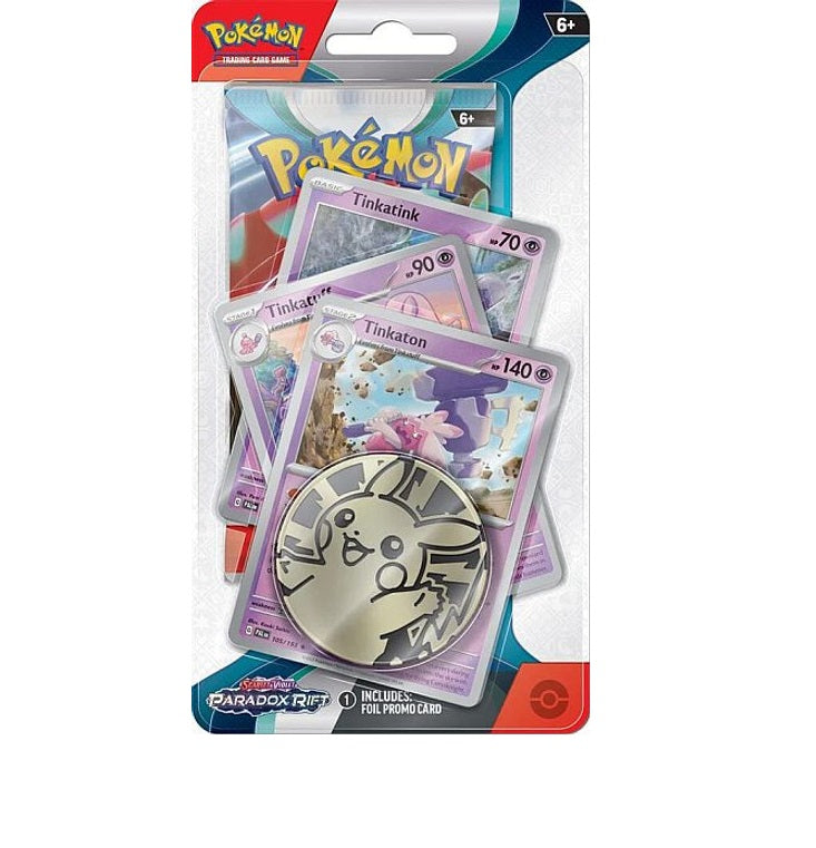 Pokemon Paradox Rift Premium checklane Blister - Tinkatink