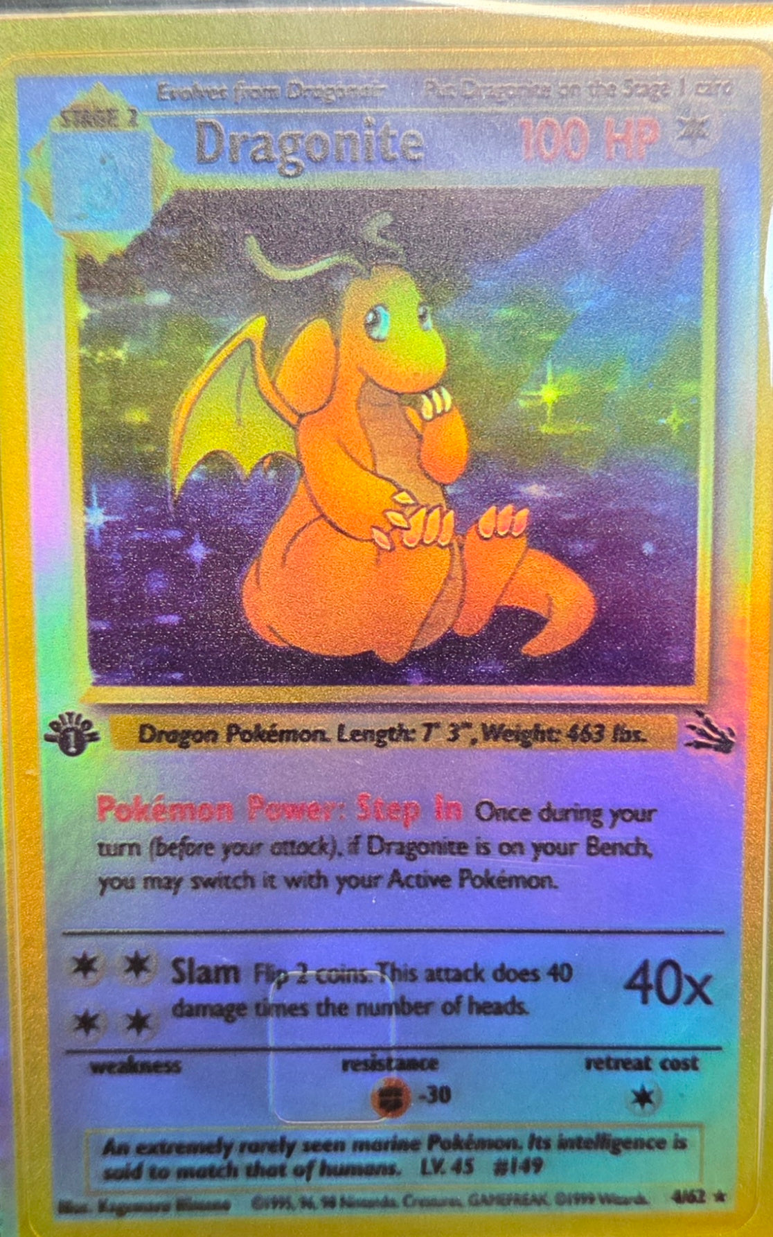 Dragonite Holo reverse (1)
