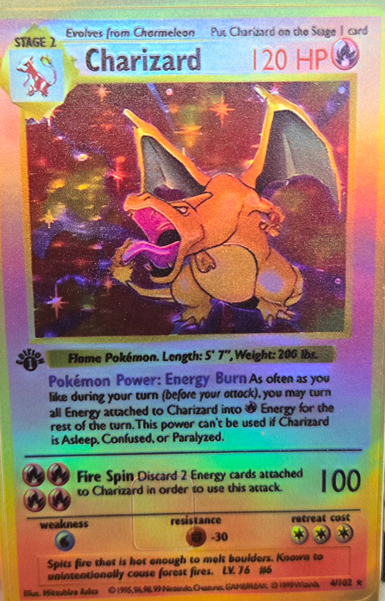 Charizard Holo reverse  (10)
