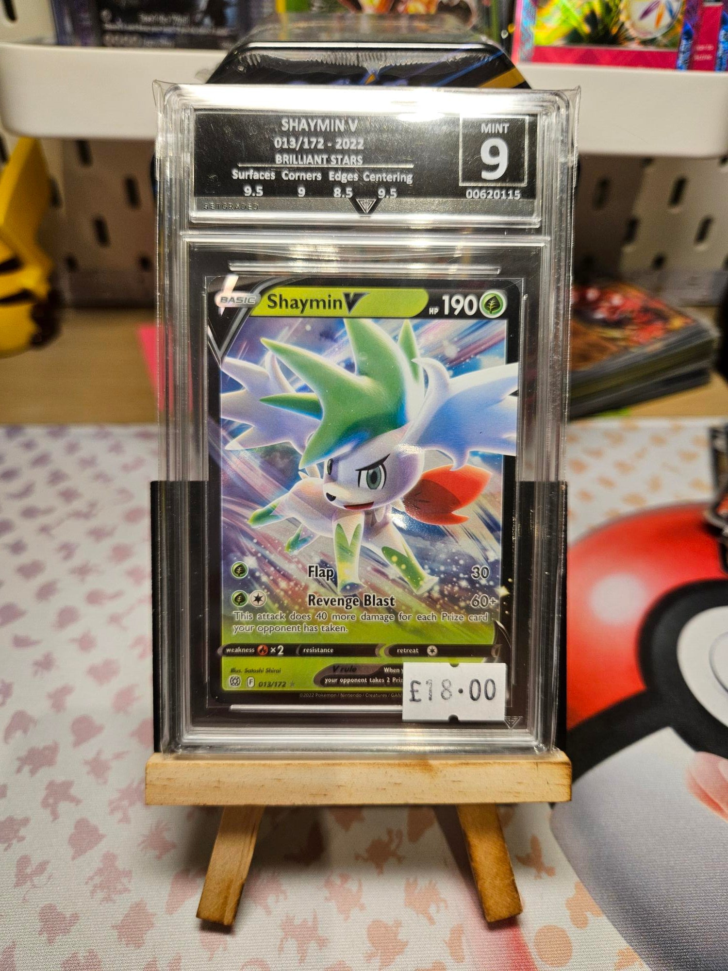 9 - Shaymin V - 013/172 - 2022 - Brilliant Stars