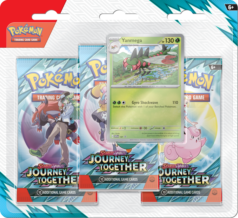 Pokemon Journey Together - 3 pack blister - Yanmega