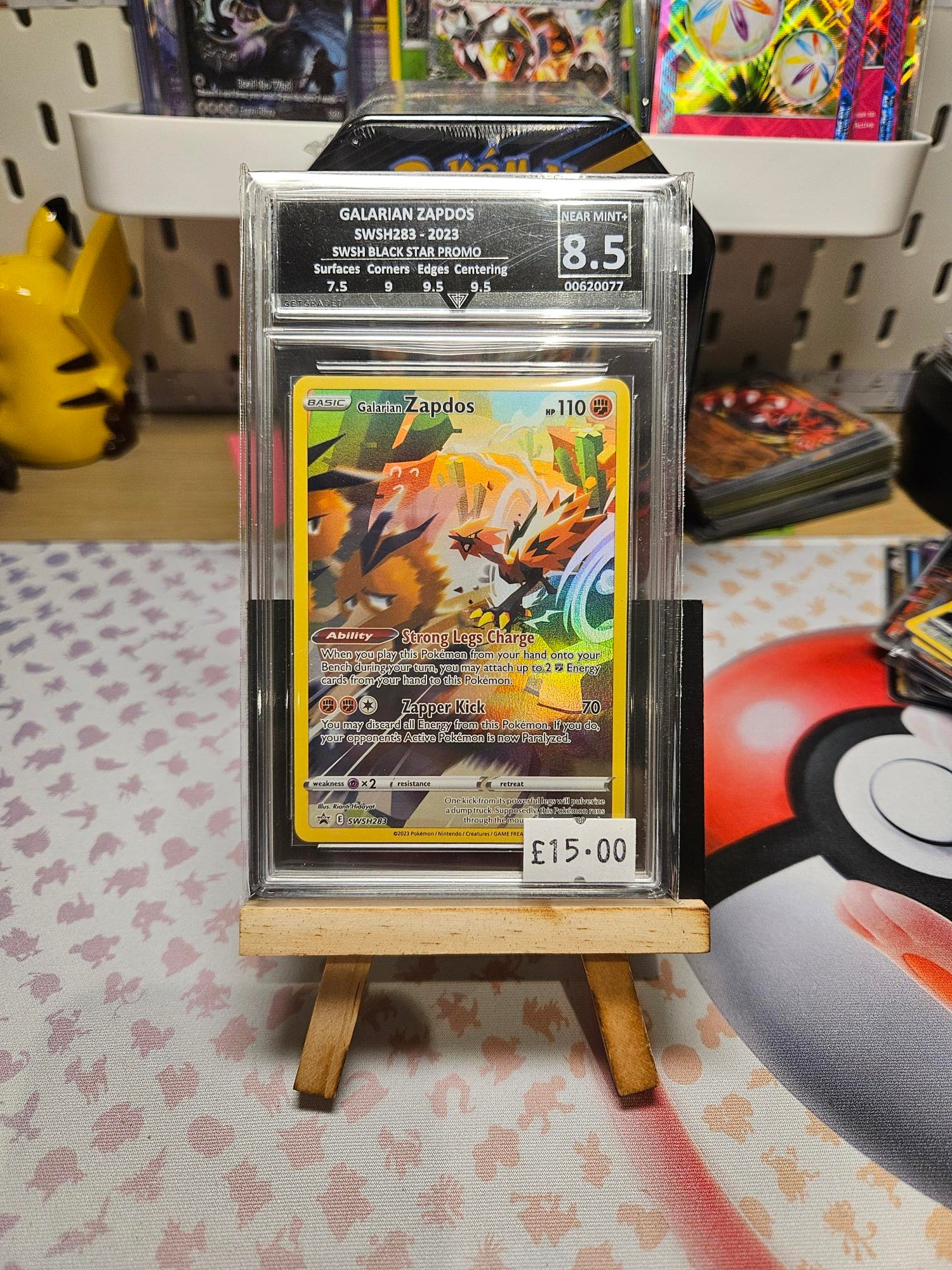 8.5 - Galarian Zapdos - SWSH283 - 2023 - SWSH Black Star Promo