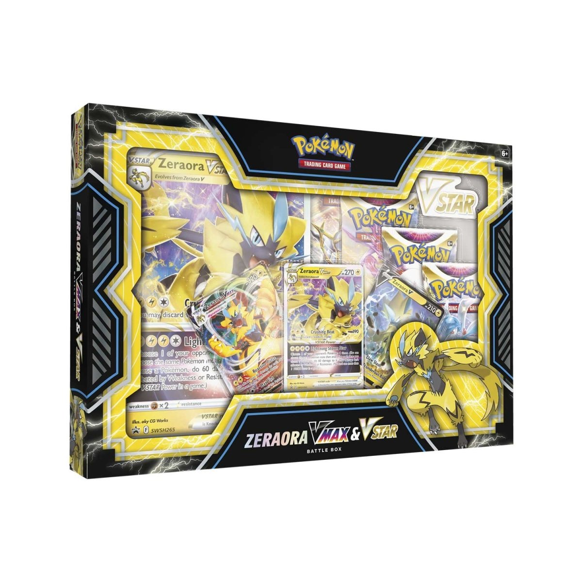 Pokemon Zeraora Vmax and Vstar Collection Box