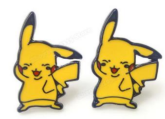 Pokemon Pikachu Laughing Earrings