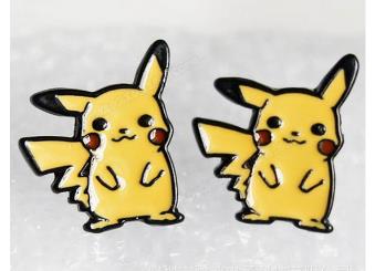 Pokemon Smiling Pikachu Earrings