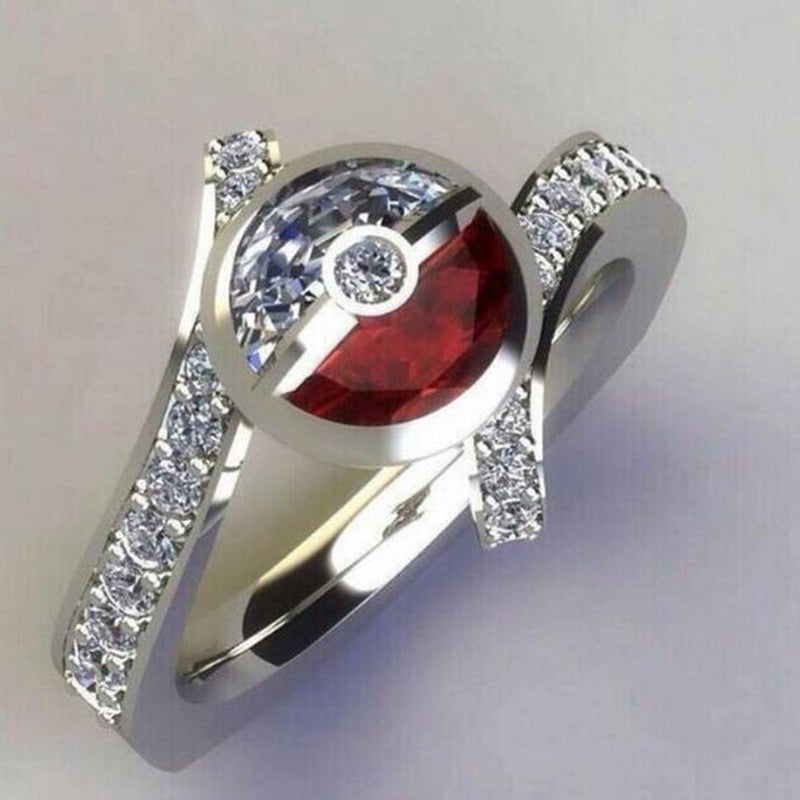 Pokemon Pokeball Ring