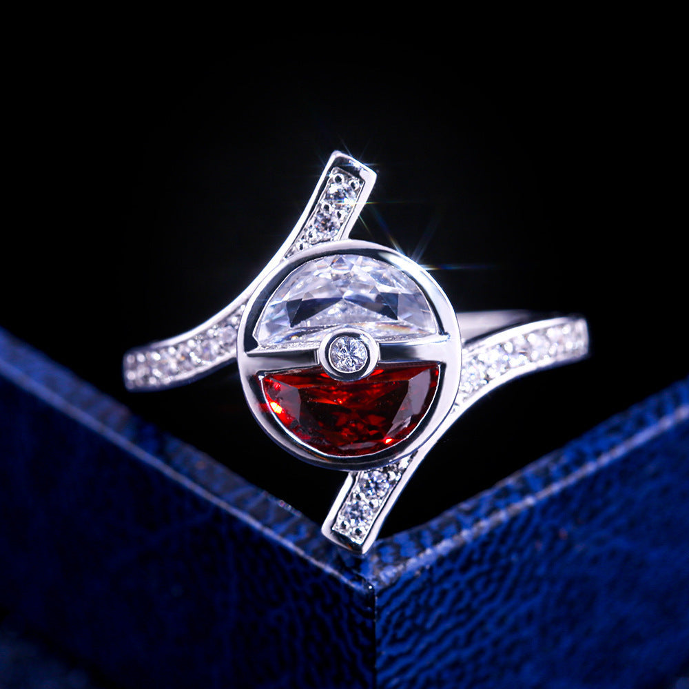 Pokemon Pokeball Ring