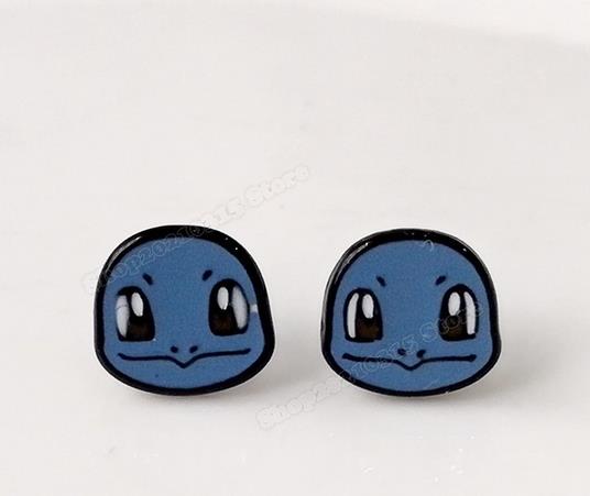 Pokemon Squirtle Face Earrings