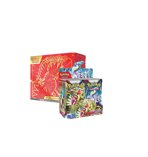 Pokemon Scarlet + Violet Booster box and Elite trainer Box Bundle (Koraidon)