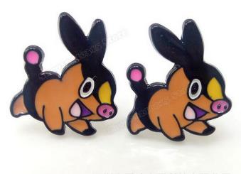 Pokemon Tepig Earrings